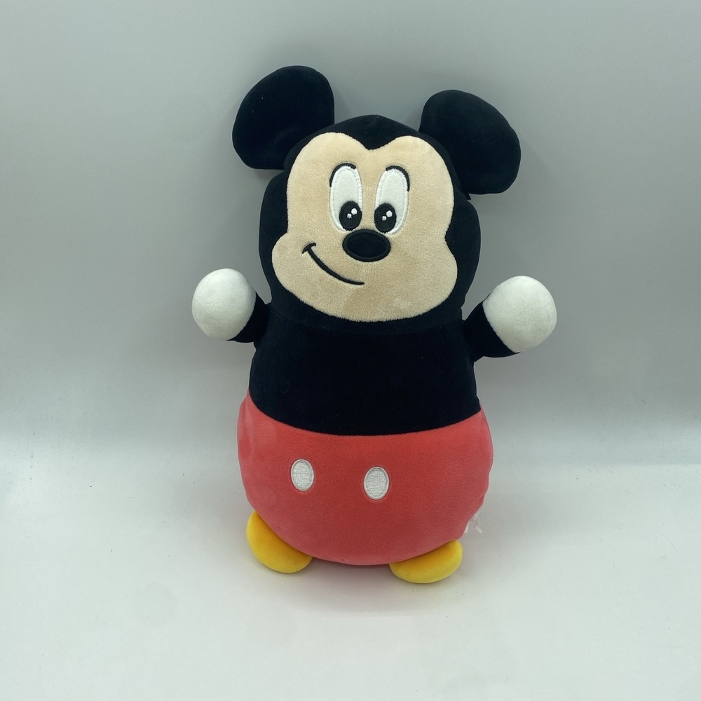 Disney Mickey Mouse Plush Unisex Cuddle Pal Black Red Small Excellent